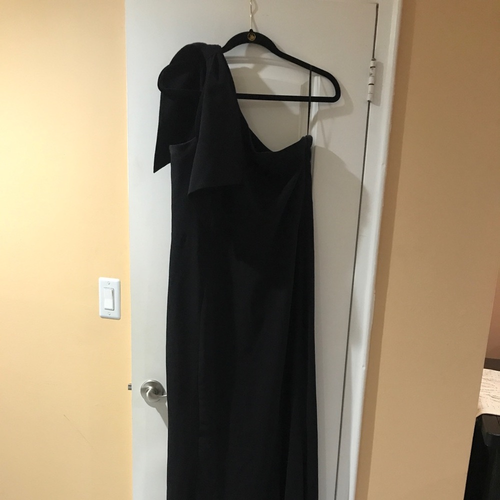 Black maxi evening gown - Size XL